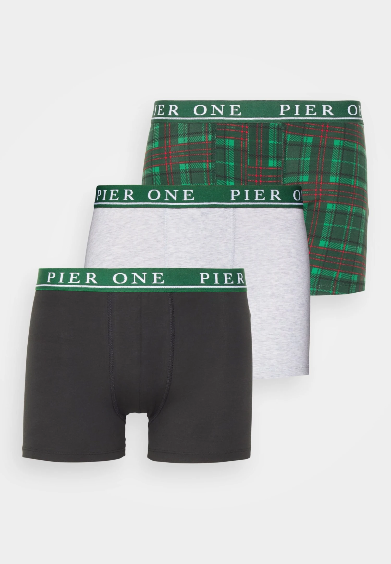 Pier One 3 PackCulotteBlack/Mottled Grey/Green Uomo Intimo PI982C00A-Q12 5 Pier One 3 PackCulotteBlack/Mottled Grey/Green Uomo Intimo PI982C00A-Q12 - immagine 5