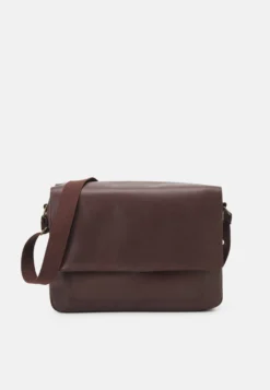 Pier One Leather Unisex - Borsa Porta Pc - Brown