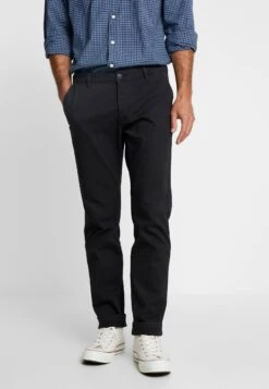 Pier One ChinoBlack Uomo Pantaloni PI922EA0O-Q11
